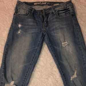 Light wash jeans
